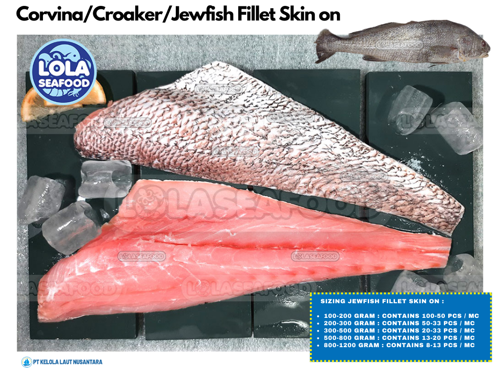 Jewfish Fillet Skin On