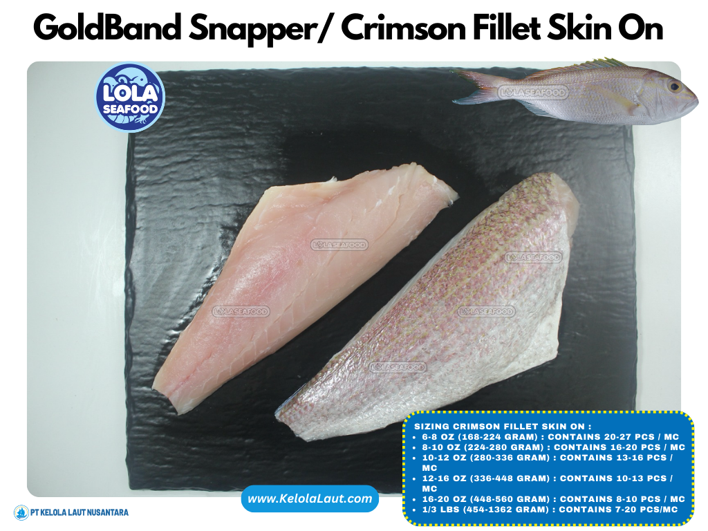 Goldband Snapper / Crimson Fillet Skin On 